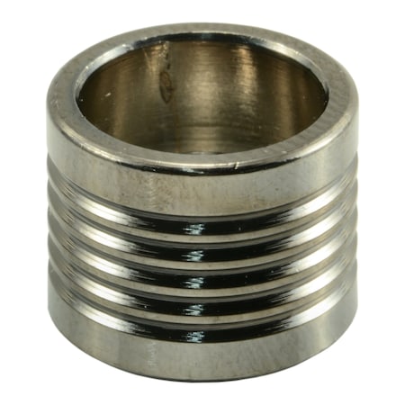 Midwest Fastener Socket Spoke Screw Cap, 1/4 in Dia, Black Chrome, Brass Plain, 6 PK 36804